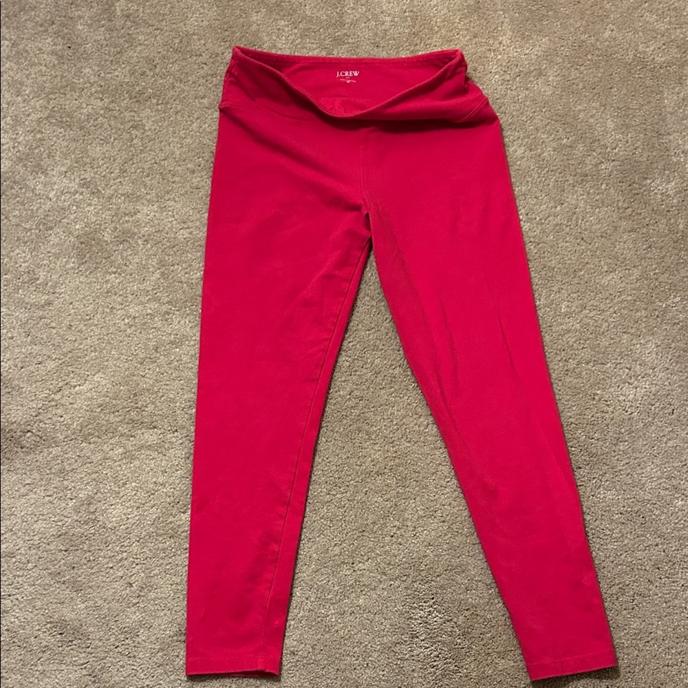 J. Crew Factory Bright Pink Performance Leggings